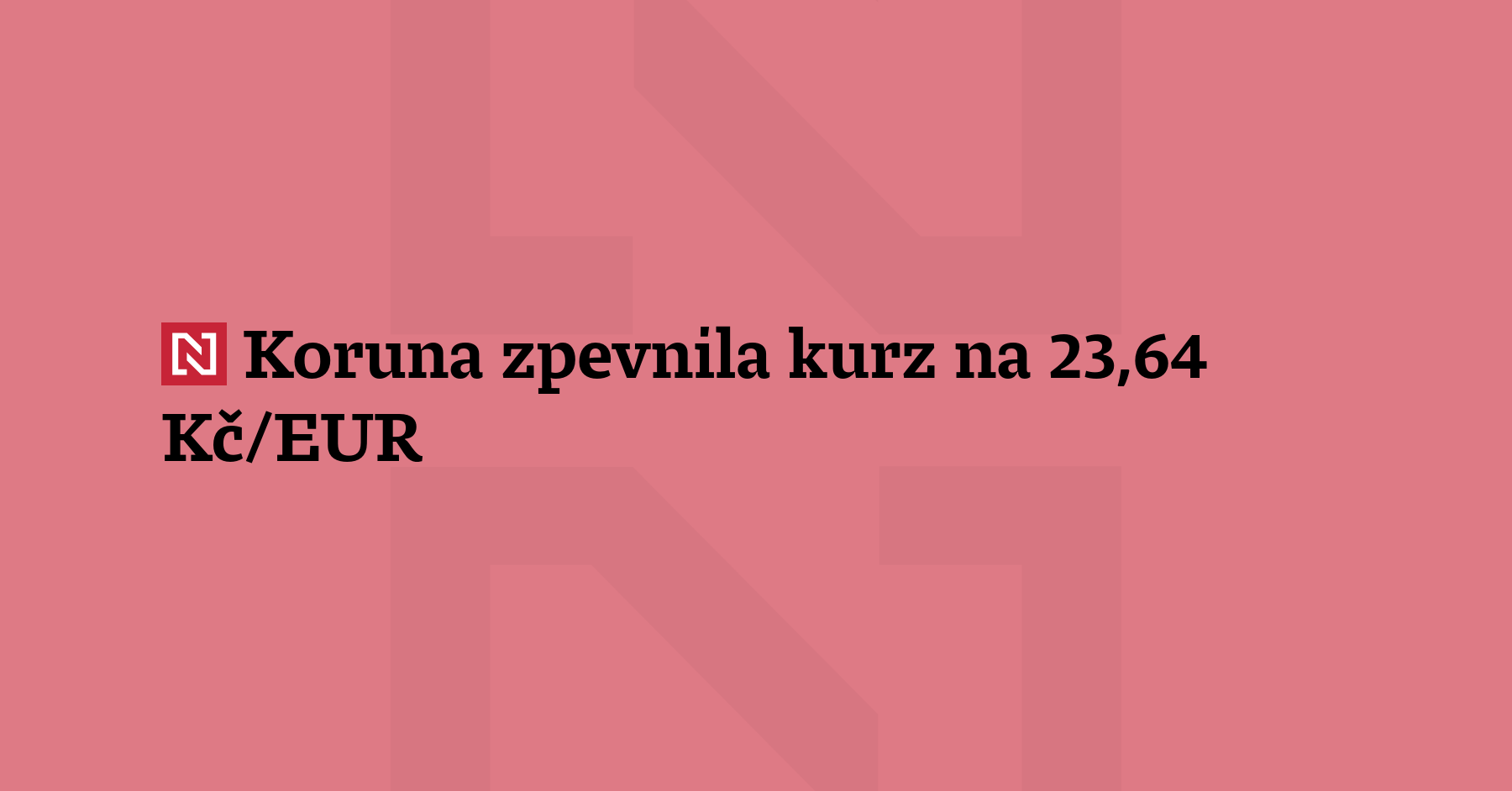 koruna-zpevnila-kurz-na-23-64-k-eur
