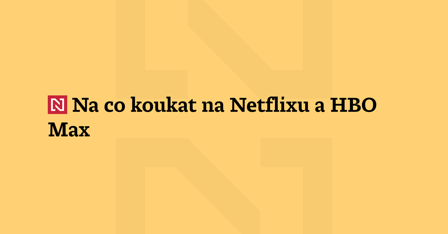 Na co koukat na HBO?