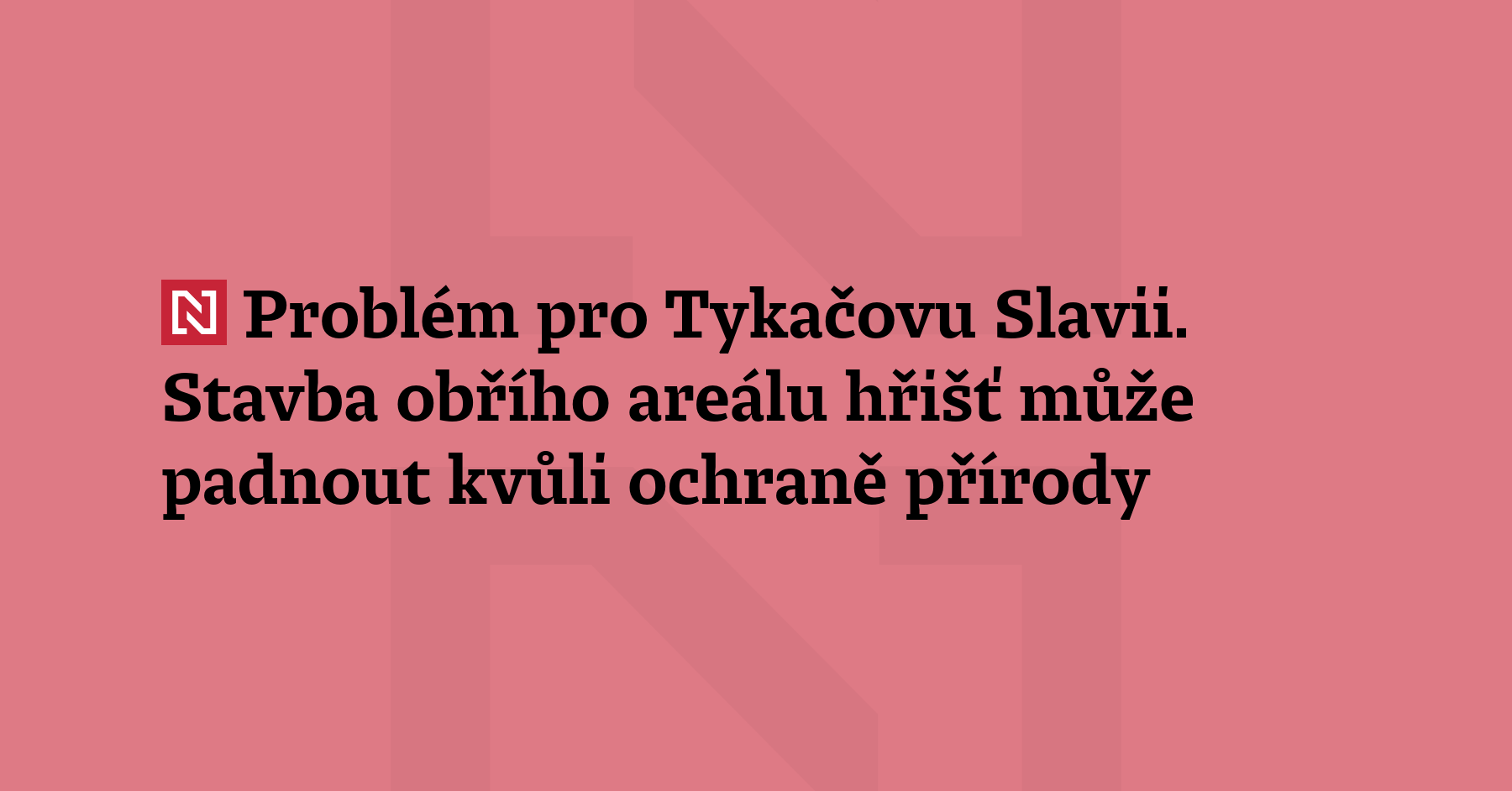 Tykačova Slavia chce v pražském Šeberově postavit jedenáct hřišť včetně zázemí...