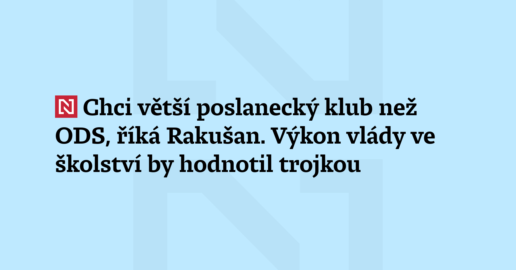 Šéf Starostů a ministr vnitra Vít Rakušan sebekriticky přiznává, že...