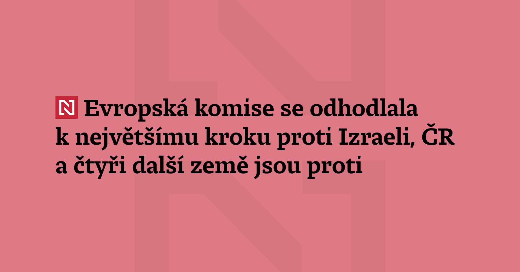 S prohlubující se humanitární krizí v Gaze se stále více mluví o tom,...