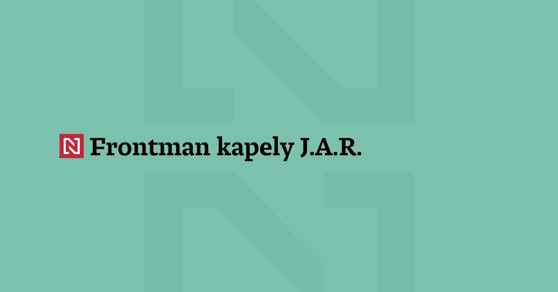 Frontman kapely J.A.R. Oto Klempíř jako nestraník povede kandidátku Motoristů...