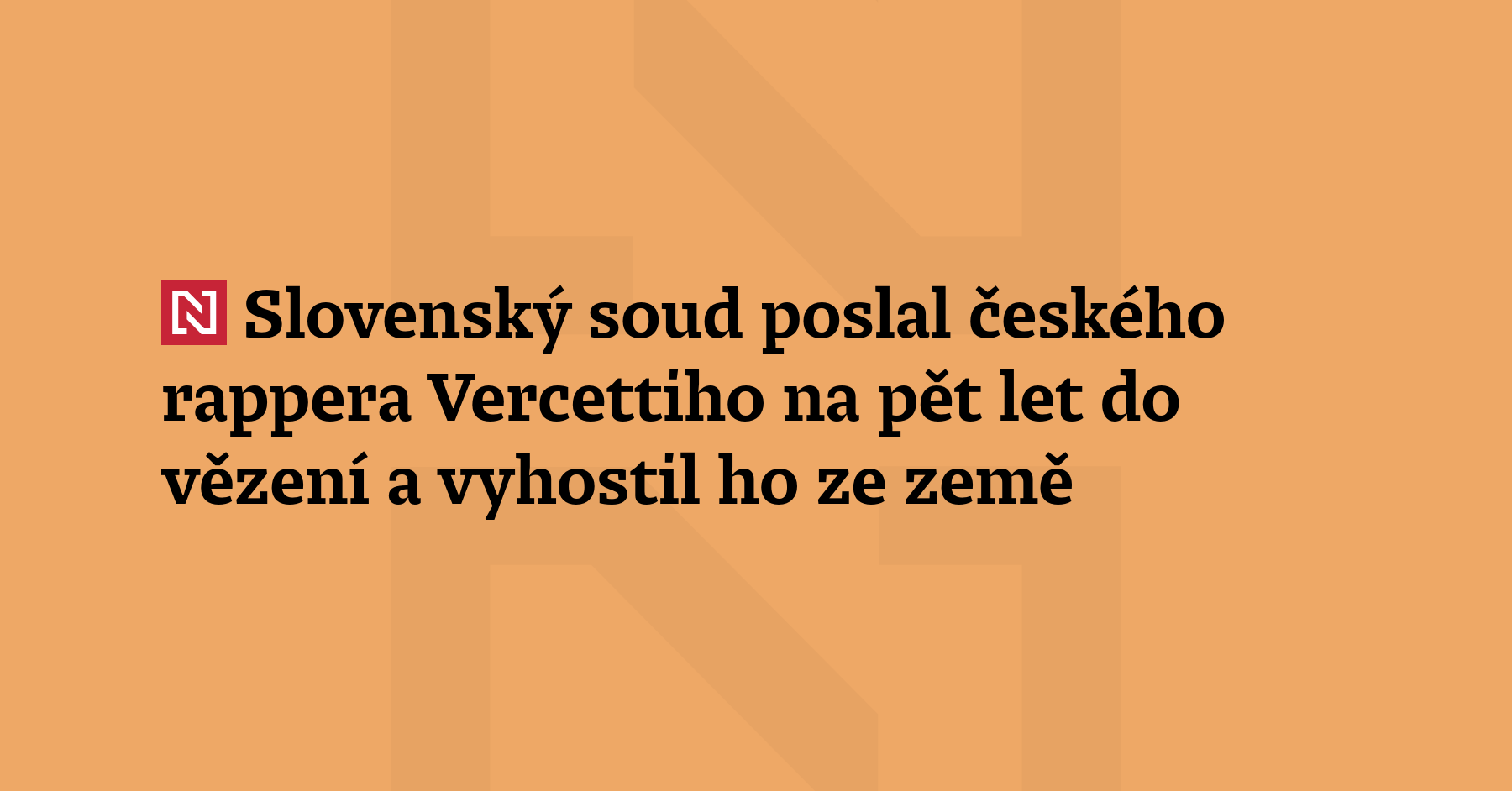 S českým rapperem Dominikem Vyšatou, známým pod uměleckým jménem Vercetti, uzavřel...