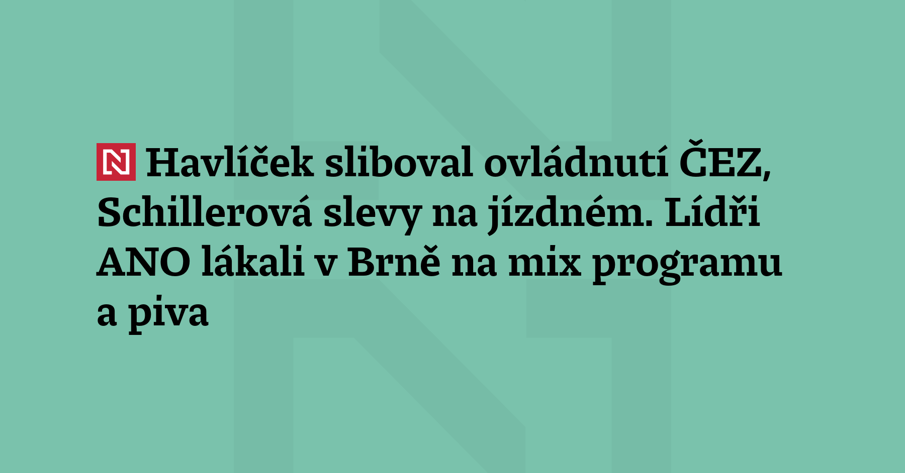 Karel Havlíček v kampani vsadil na jistotu – lidem na mítincích točí...