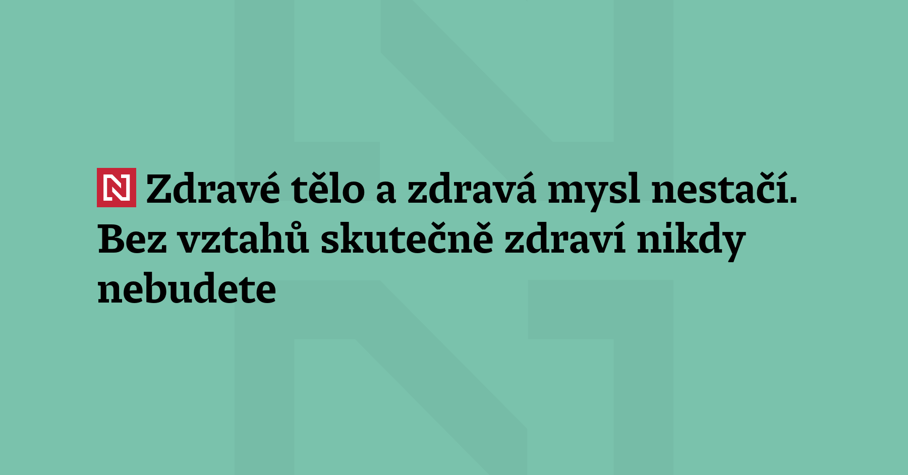 Můžete cvičit, zdravě jíst i meditovat, a přece vám pořád může chybět...