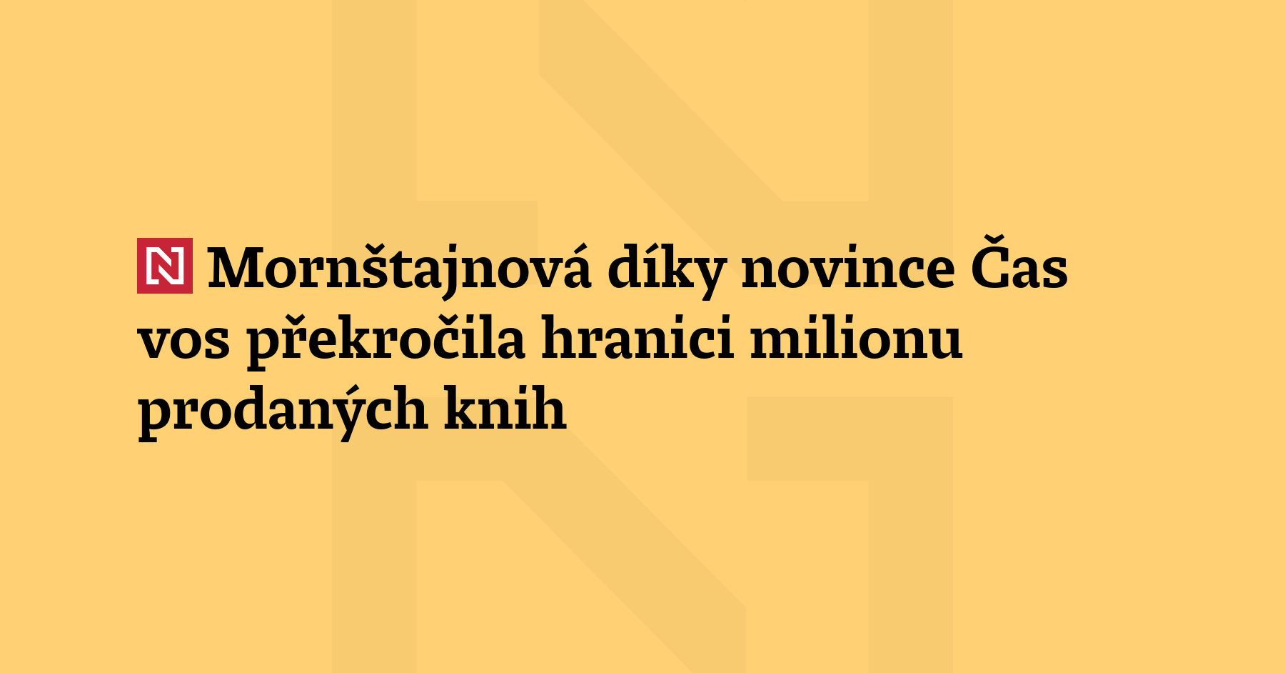 Spisovatelka Alena Mornštajnová, která debutovala před 12 lety knihou Slepá mapa,...