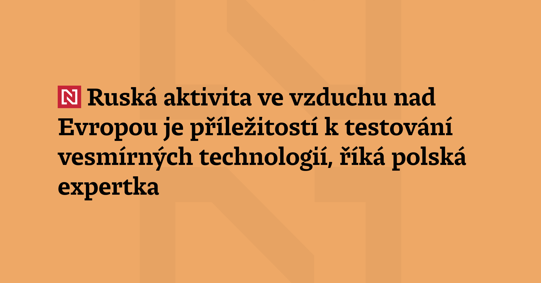 Střední a východní Evropa ve vesmírných technologiích dobíhají Evropu západní, říká...