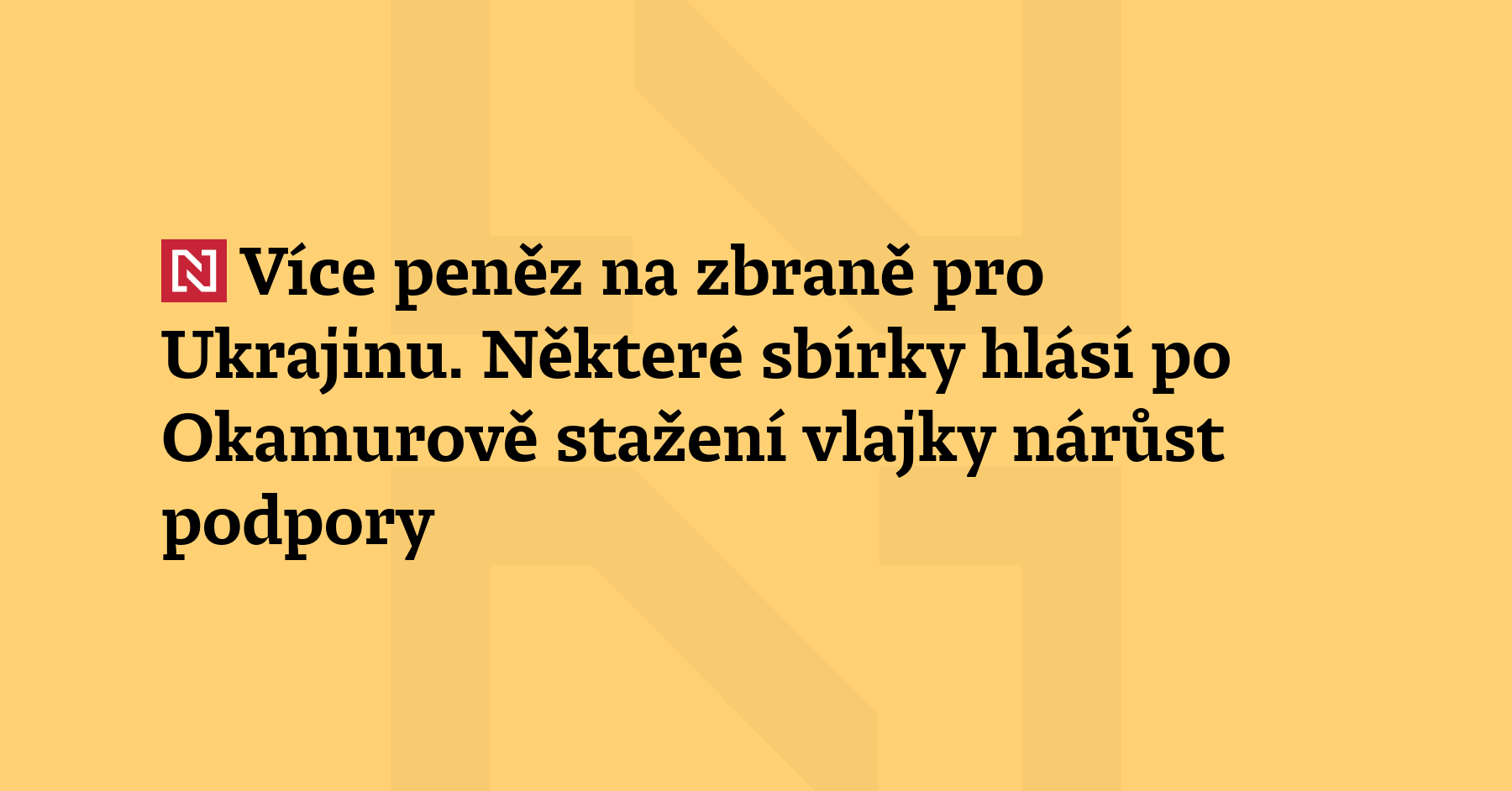 Po odstranění ukrajinské vlajky z budovy Sněmovny, které inicioval Tomio Okamura,...
