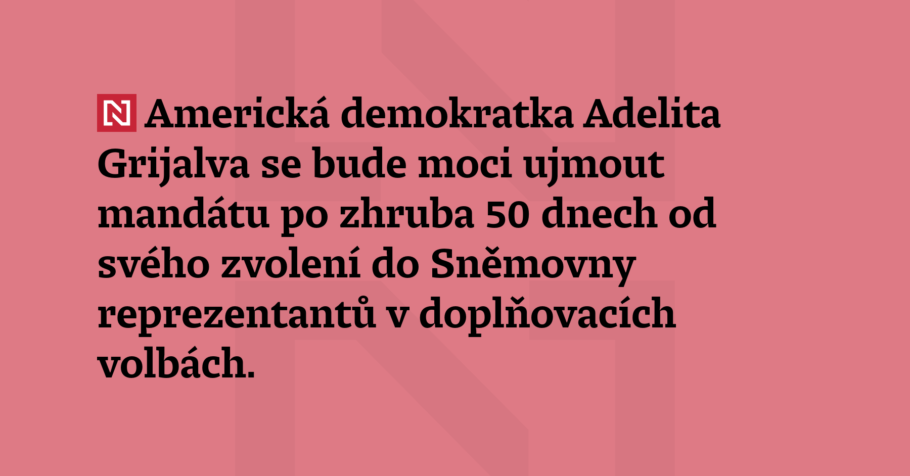 Americká demokratka Adelita Grijalva se bude moci ujmout mandátu po...
