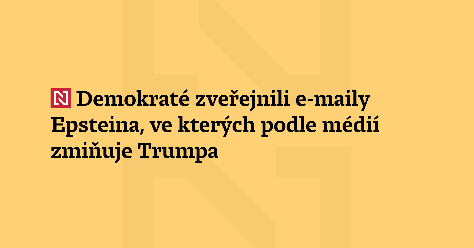 Podle amerických médií se v e-mailech zveřejněných demokratickými zákonodárci objevují zmínky...