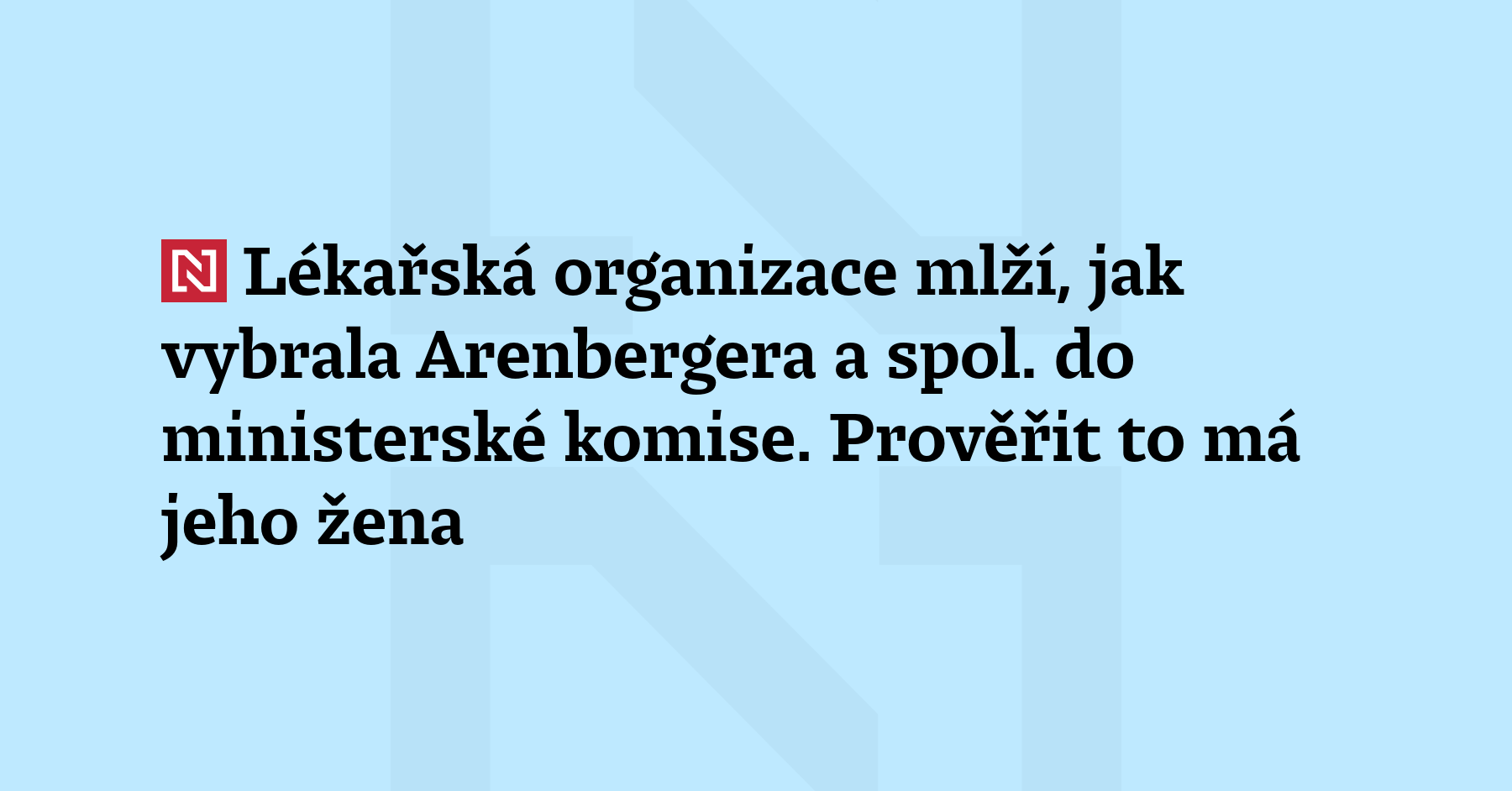 Česká dermatovenerologická společnost neumí vysvětlit výběr tří lékařů, včetně svého...