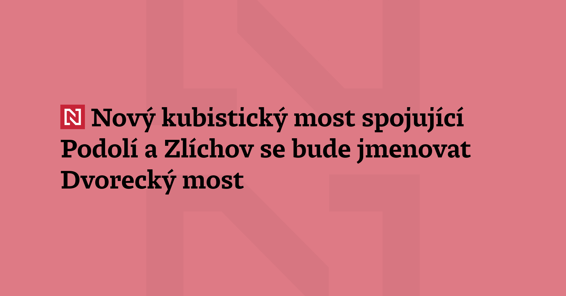 Nový dokončovaný most přes Vltavu spojující Podolí a Zlíchov, ponese oficiální...