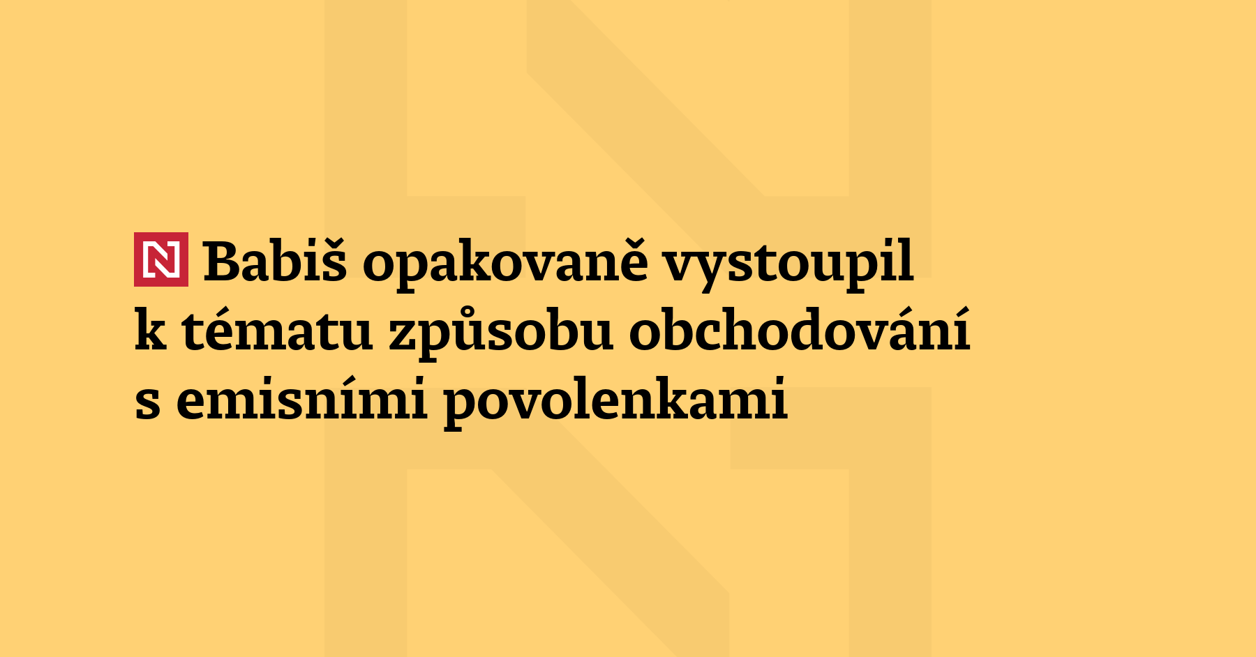 Premiér Andrej Babiš po neformálním summitu v belgickém Alden Biesenu uvedl,...
