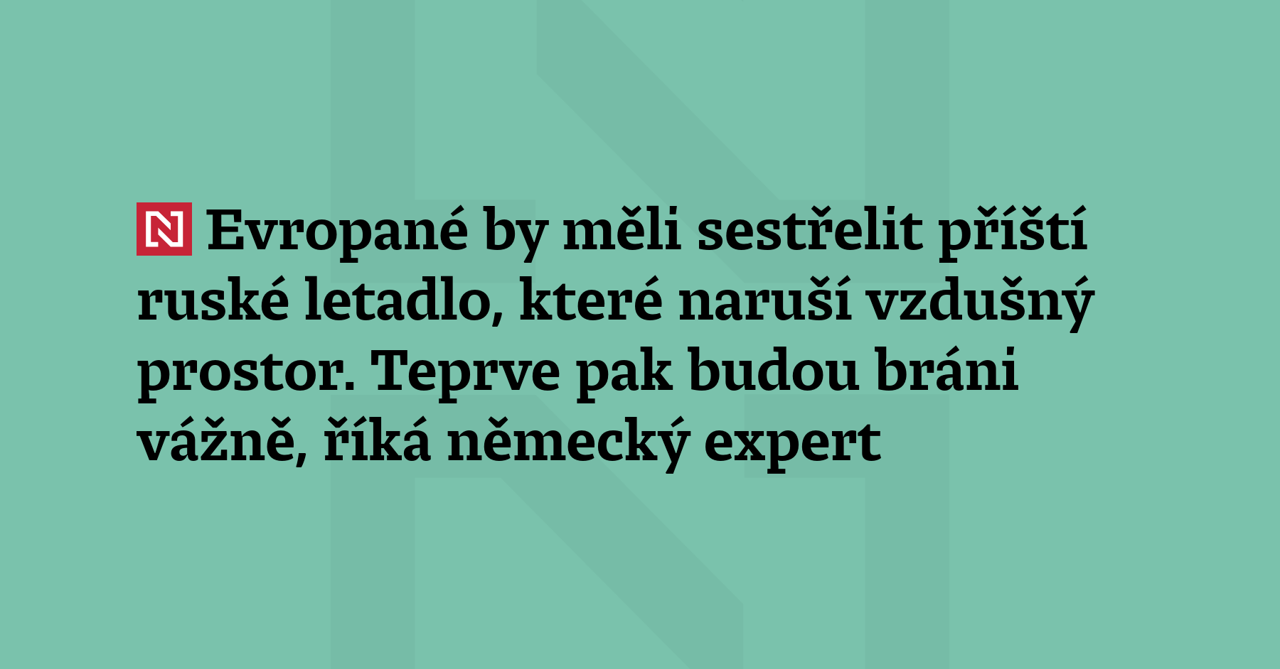 Rusko svých cílů nedosáhlo a ani jich nedosáhne. To by mělo...