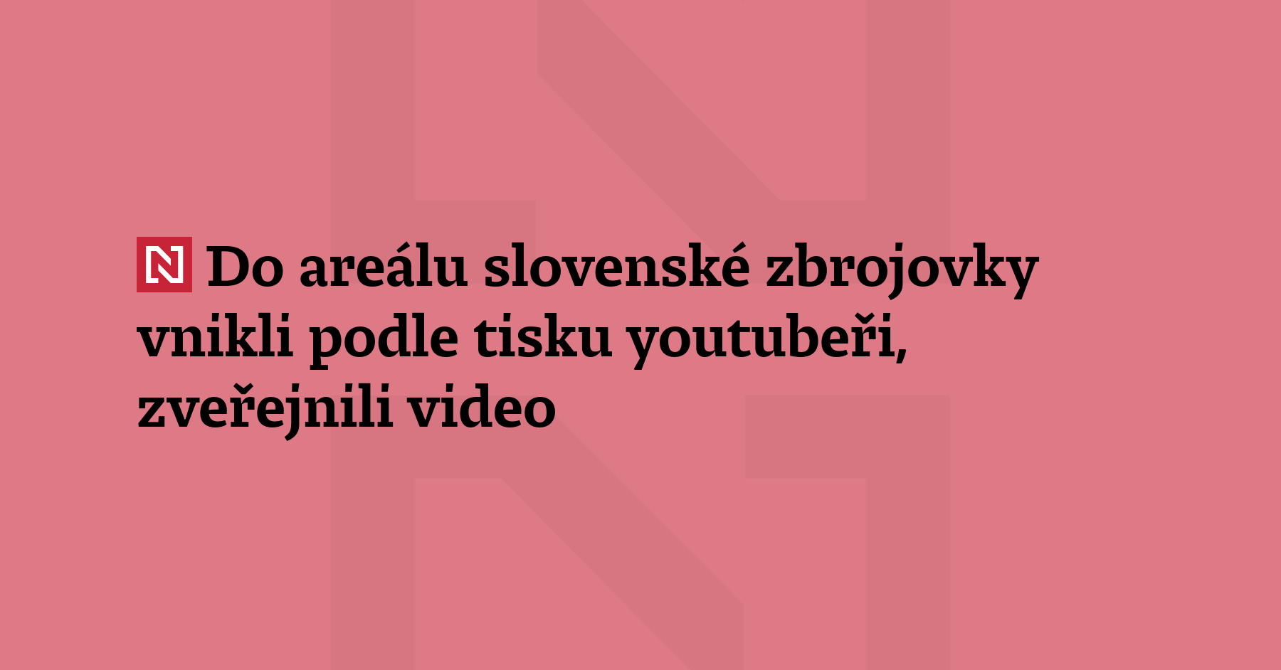V areálu slovenské zbrojovky ZTS Špeciál a v jejích podzemních prostorech se šest...