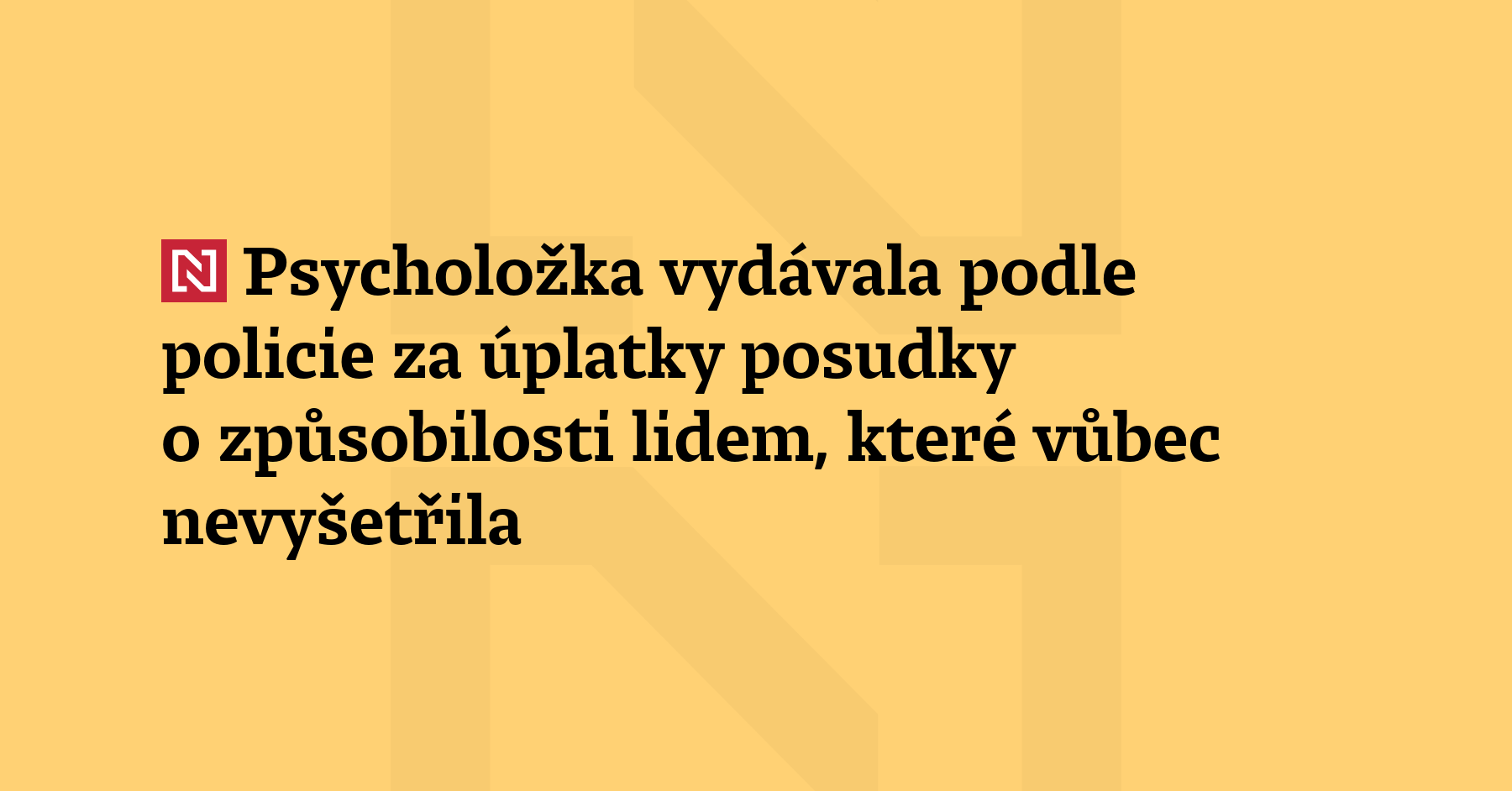 Dopravní psycholožka z Karlových Varů vystavovala podle policie za úplatky...