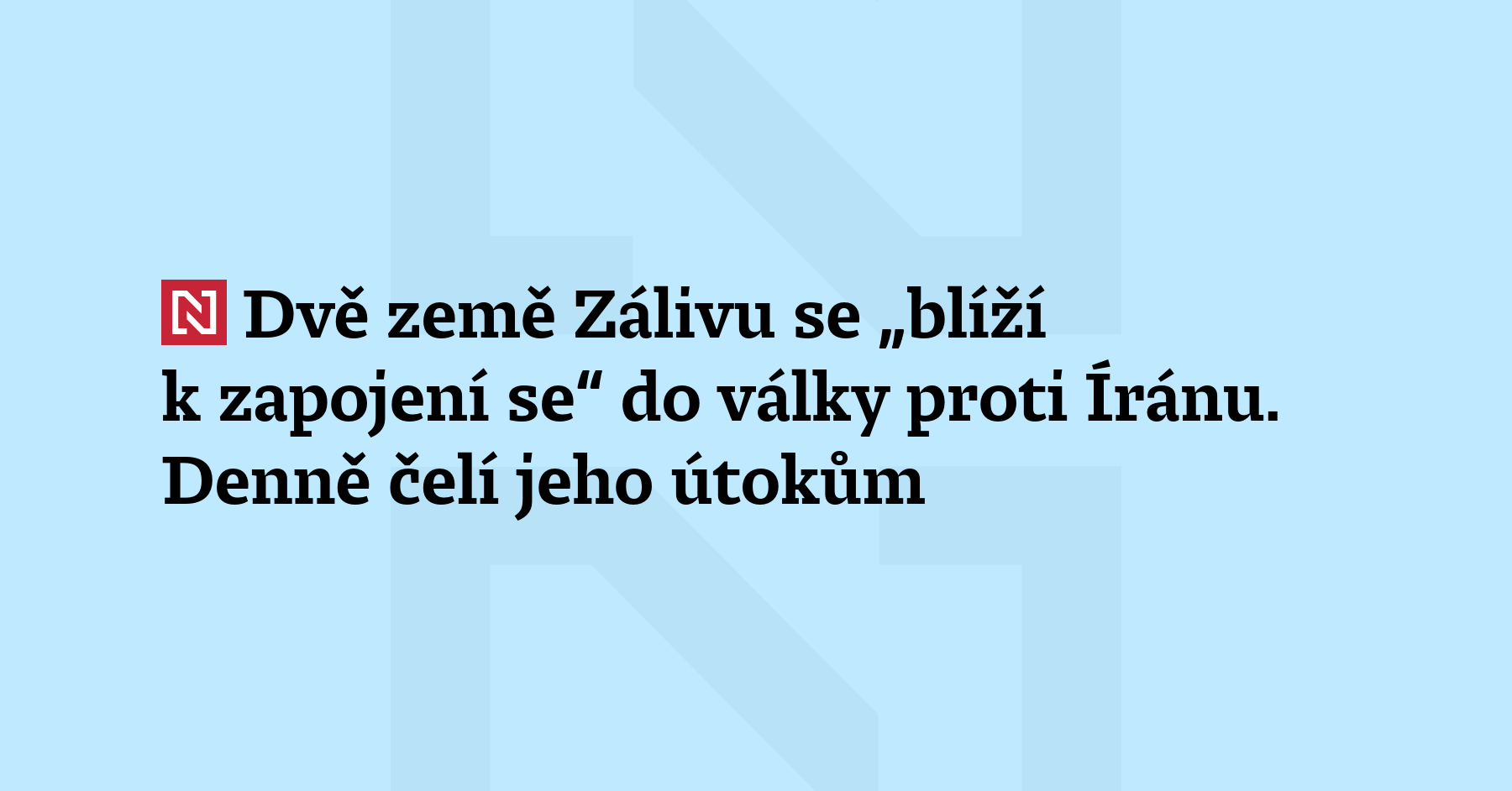 Státy Perského zálivu čelí téměř každodennímu ostřelování íránskými raketami a levnými...
