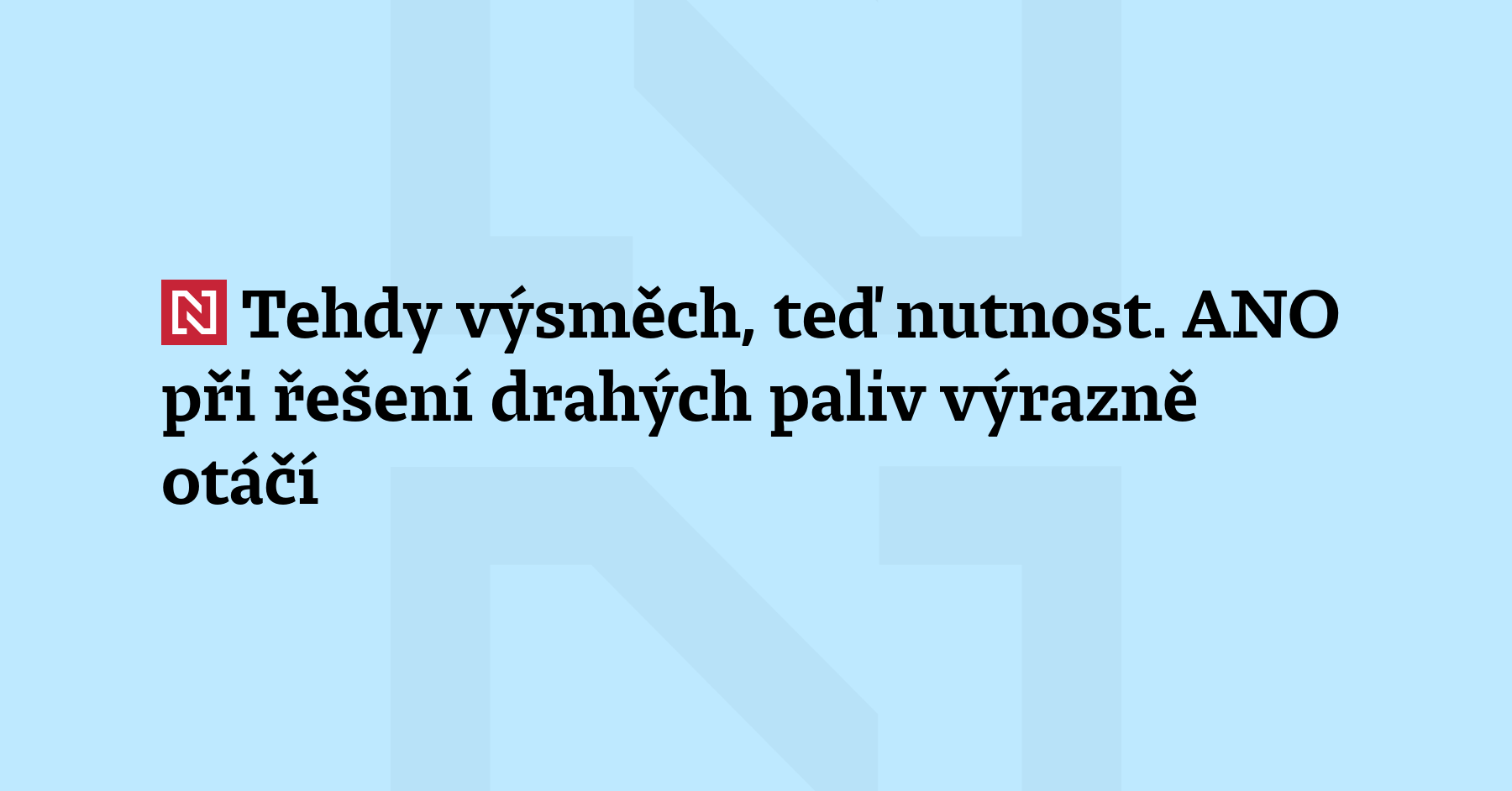 Andrej Babiš se v opozici vysmíval kontrolám marží pumpařů a tvrdil, že...