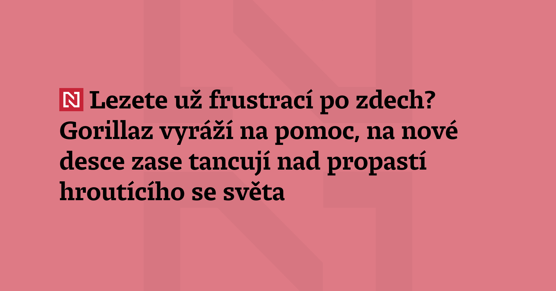 Animovaná kapela Gorillaz se vypravila do Indie, aby se její...