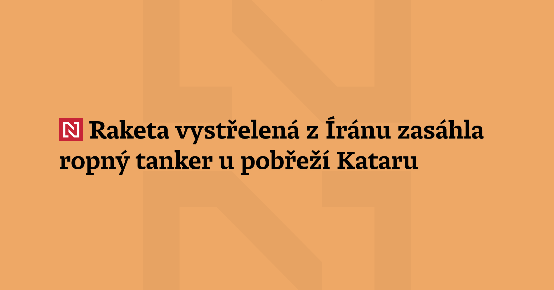 Katarské ministerstvo obrany informovalo, že Katar se stal terčem tří...