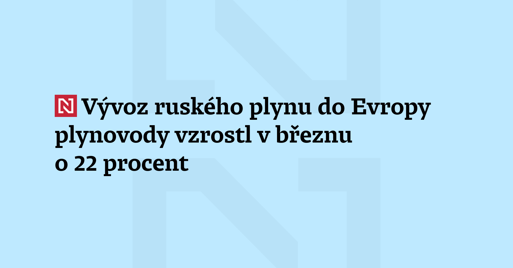 Průměrné denní dodávky plynu od ruské společnosti Gazprom do Evropy...
