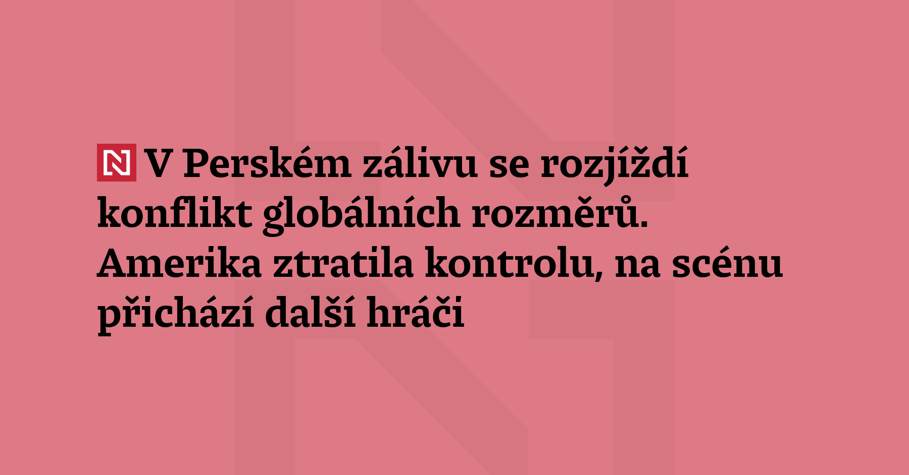 Na americkou bezradnost ve válce s Íránem reagují státy po celém...
