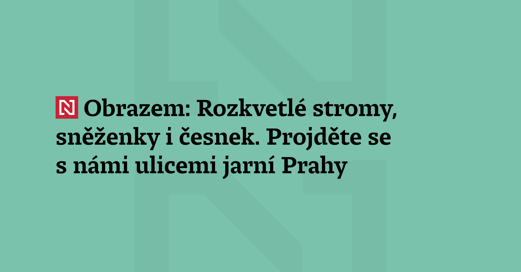 Obrazem: Jaro letos přišlo velmi časně, první poupata se na...