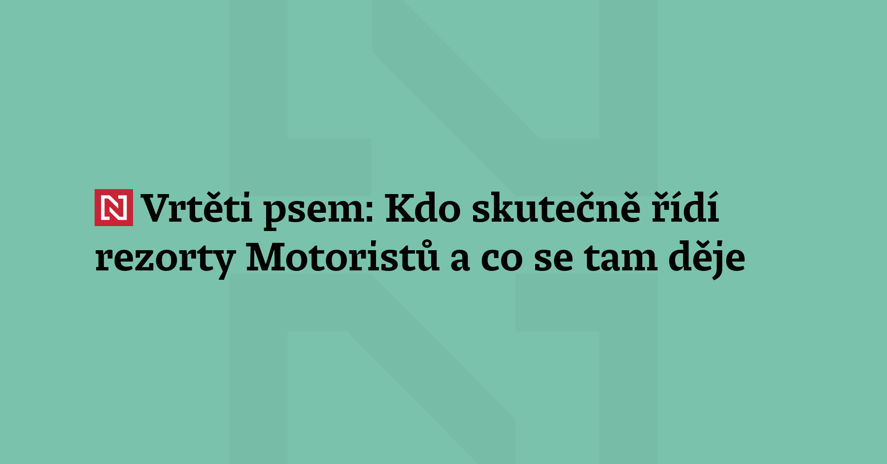 Ministr kultury Klempíř se v posledních týdnech vzhlédl ve fungování svého...