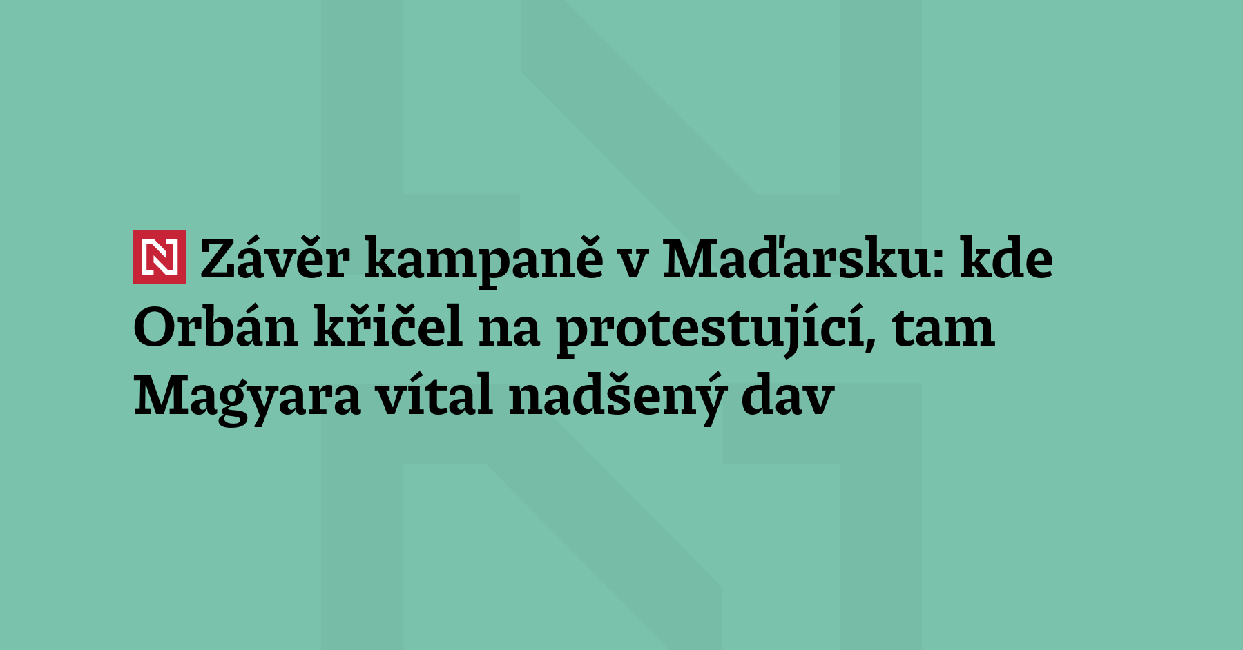 V Győru, kde Viktor Orbán nedávno křičel na protestující, zaplnil Péter...