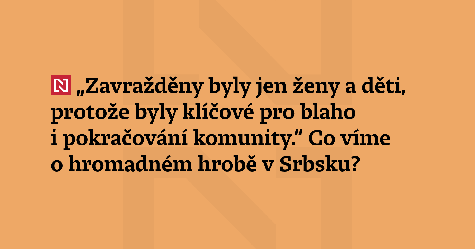 Před 2800 lety bylo na severu Srbska zabito téměř osm desítek...