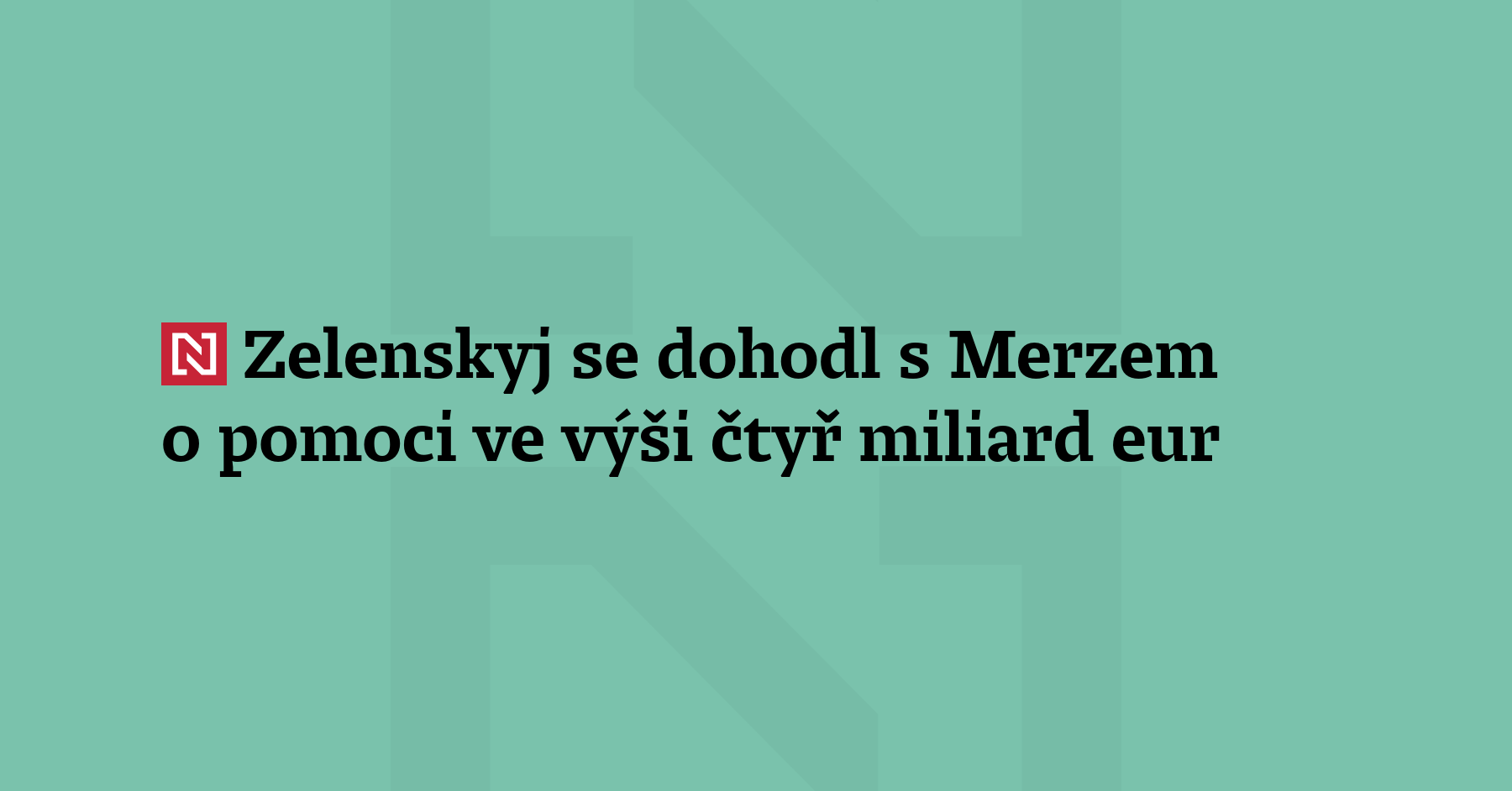 Ukrajina a Německo budou společně vyrábět drony. Kromě toho se německý...