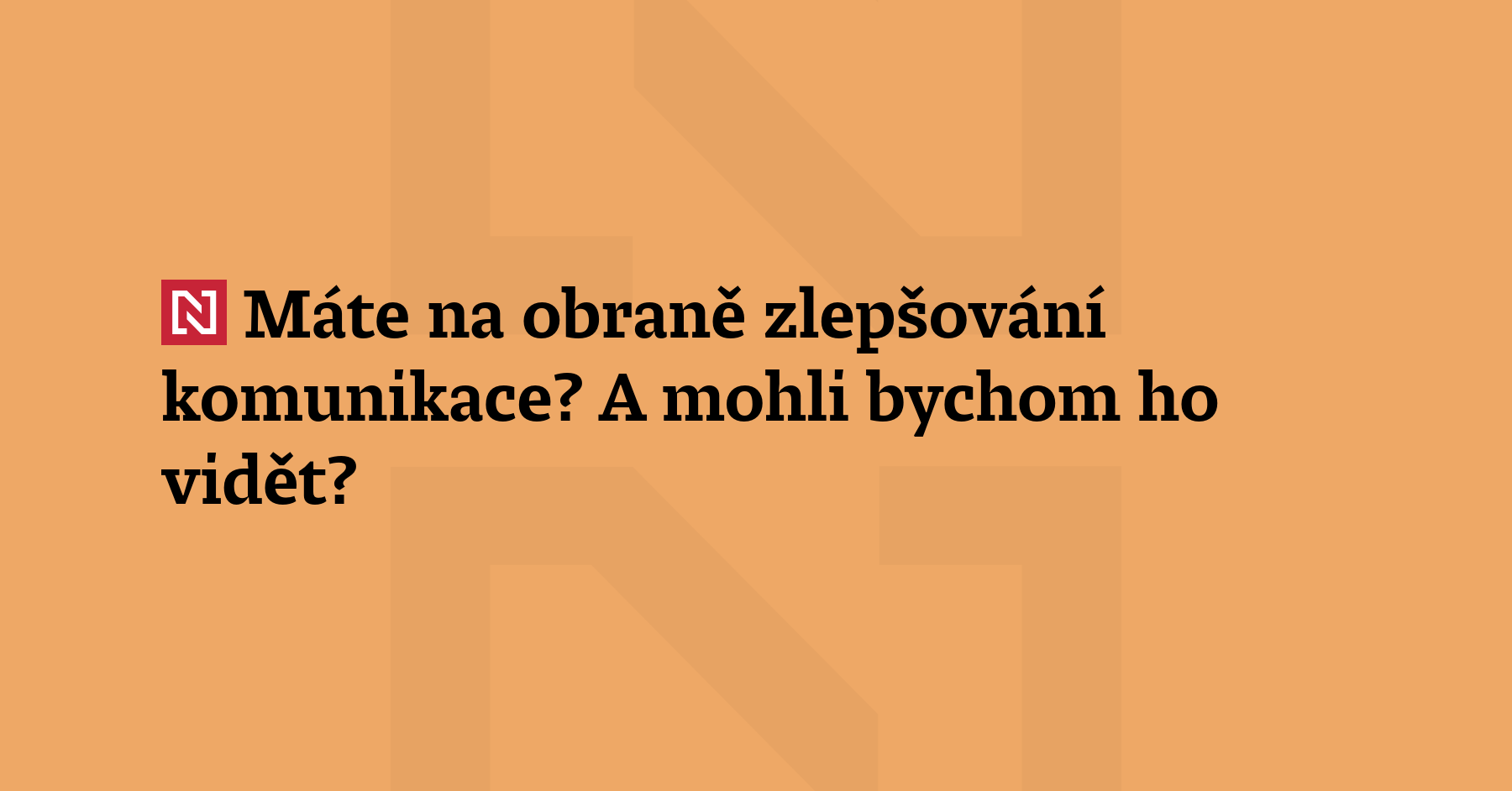Glosa Jana Wirnitzera: Všechno dění kolem zastaveného armádního podcastu s prezidentem...