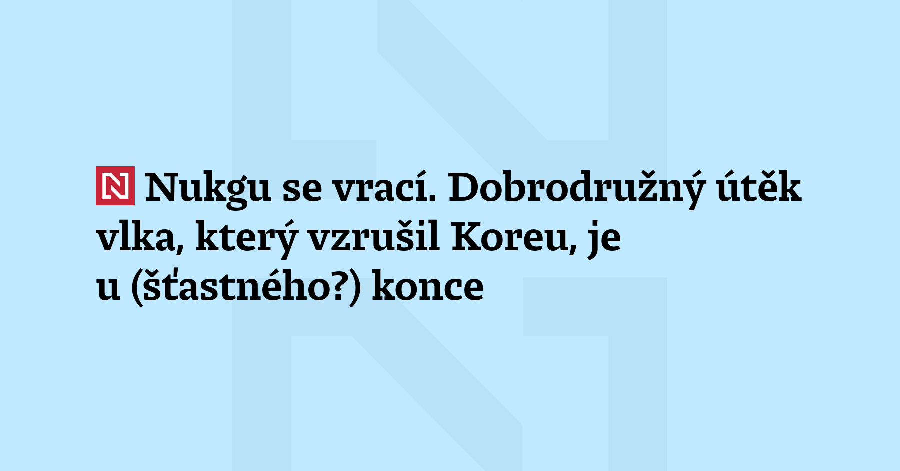 Po devíti dnech a napínavé záchranné akci odchytili v Jižní Koreji mladého...