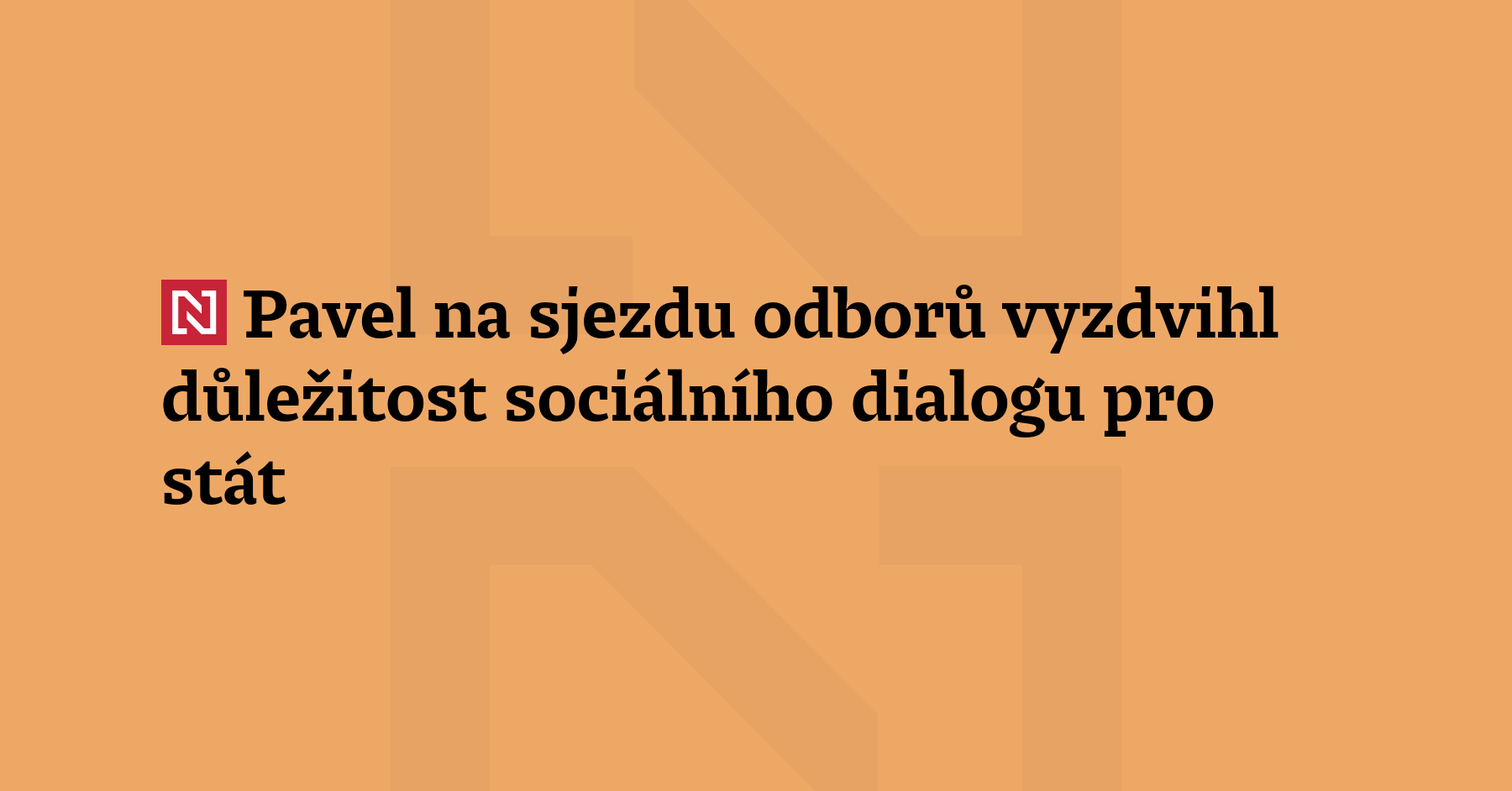 Odpovědný sociální dialog je přínosem nejen pro zaměstnance a zaměstnavatele, ale...