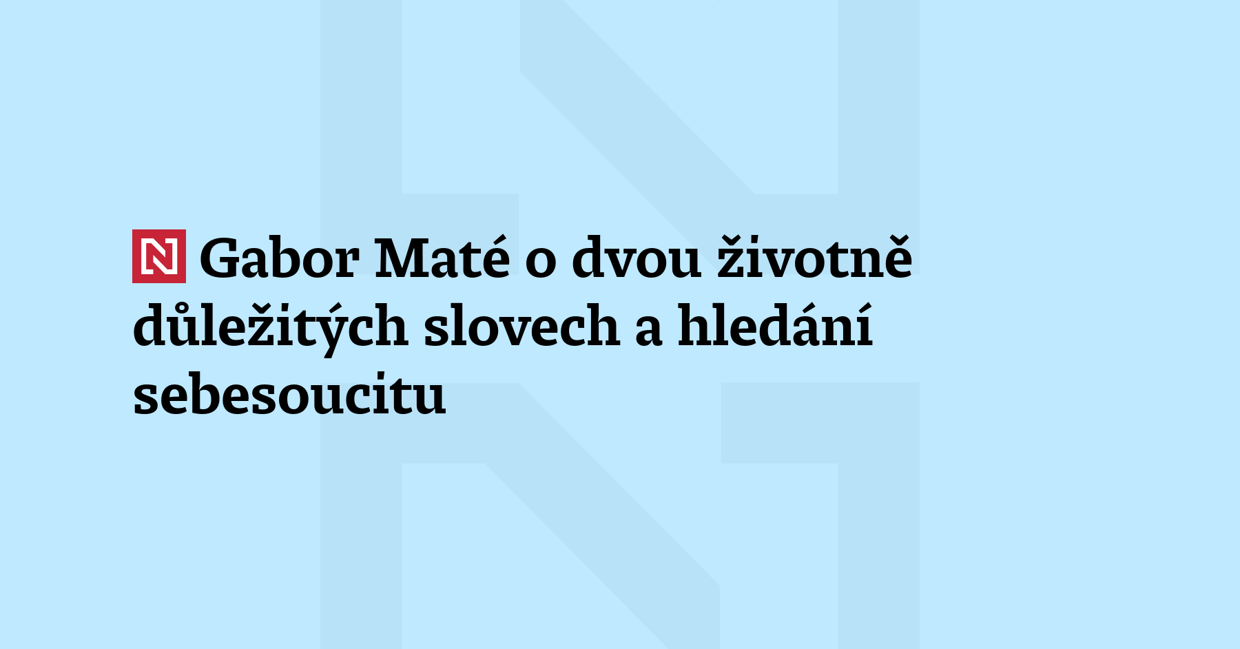 Odkud pramení naše posedlost tím, co si o nás myslí ostatní?...