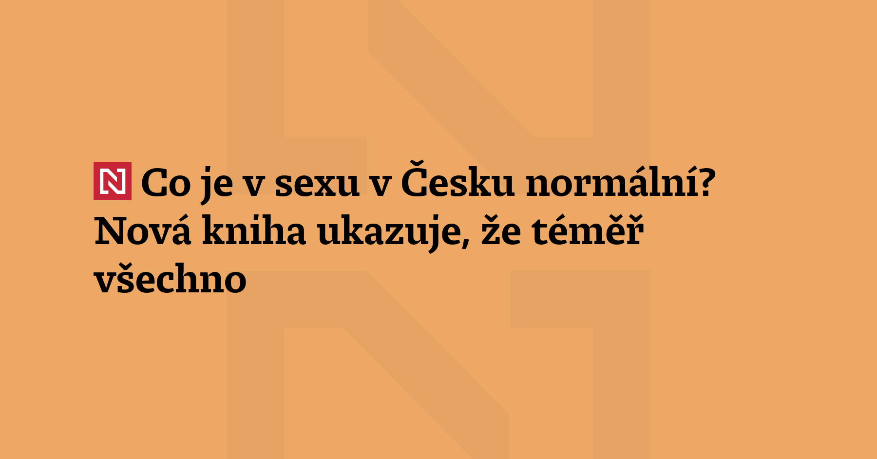 Na začátku dubna vyšla kniha Česká touha. Novinářka Hana Vacková...