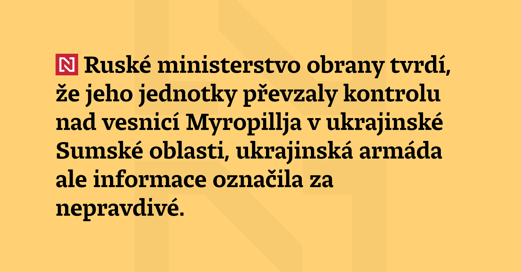 Ruské ministerstvo obrany tvrdí, že jeho jednotky převzaly kontrolu nad...