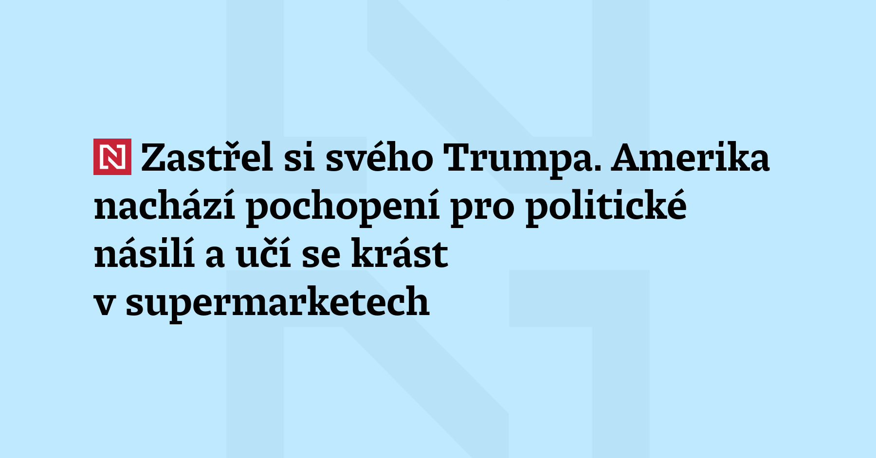 Atmosféra v Americe houstne, na Donalda Trumpa byl spáchán již třetí...