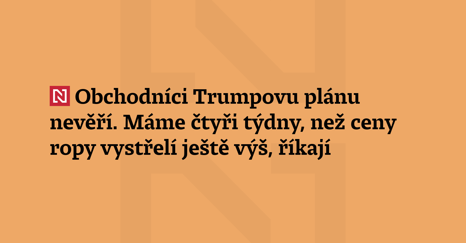 Trumpův Projekt svoboda má uvolnit uvízlé lodě v Perském zálivu, ale...