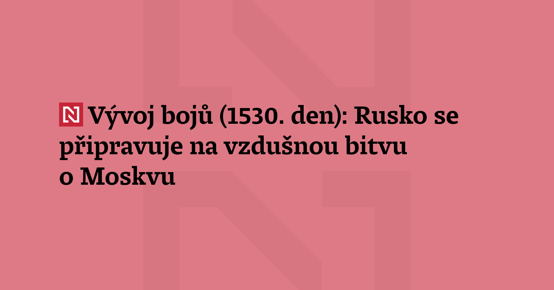 Tempo postupu Rusů se zpomaluje, v dubnu získali jen 141 kilometrů čtverečních...