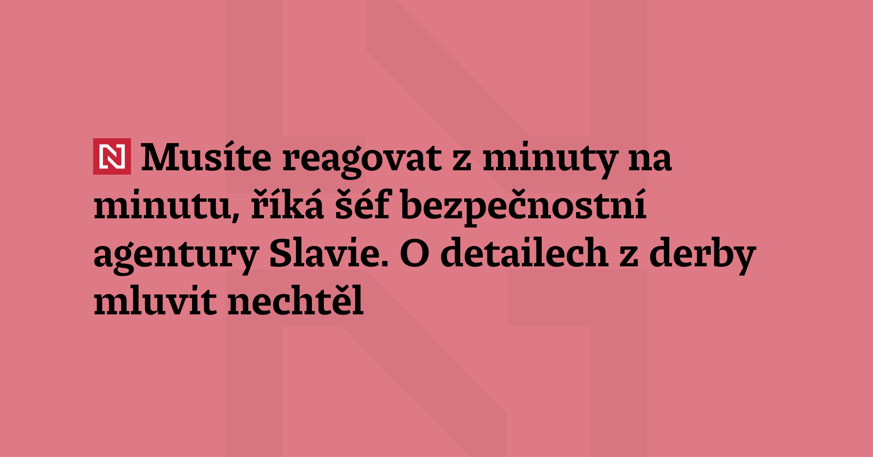 Šéf bezpečnostní agentury Hofa Guard popisuje, jak fungovala pořadatelská služba...