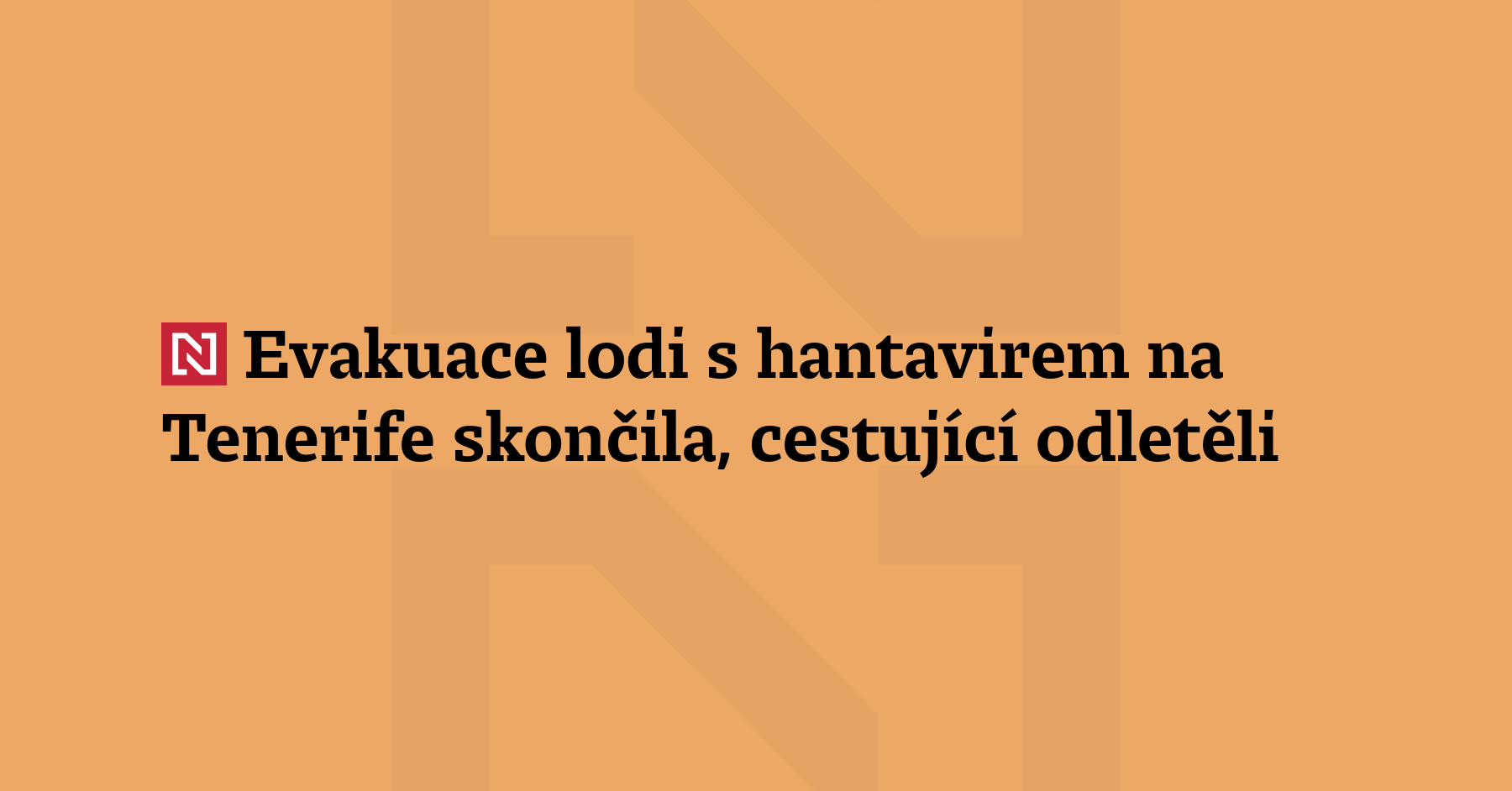 Z Tenerife odletěla dvě letadla s lidmi, kteří se evakuovali z lodi MV...