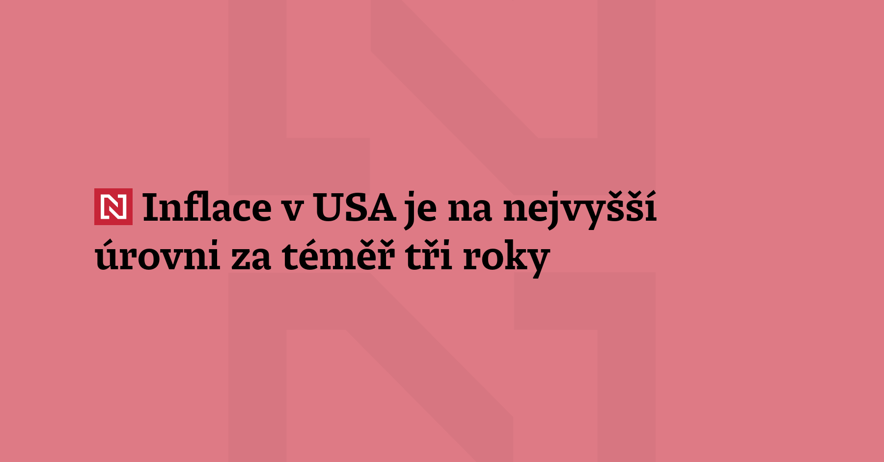 Inflace v dubnu v USA kvůli dražším palivům vzrostla na 3,8 procenta z březnových...