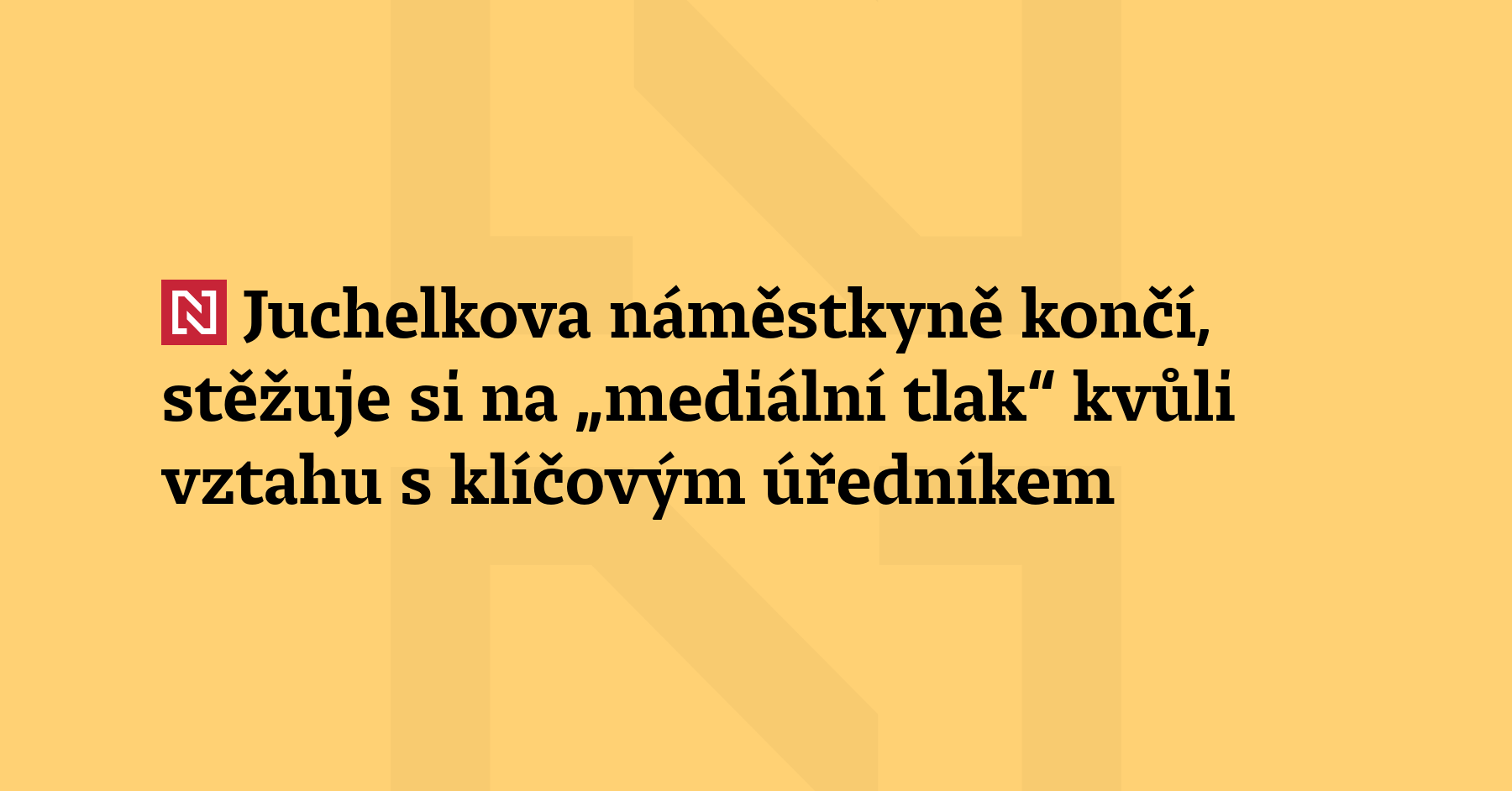 Na ministerstvu práce končí coby náměstkyně Kateřina Jirková. Rezignaci vysvětluje...