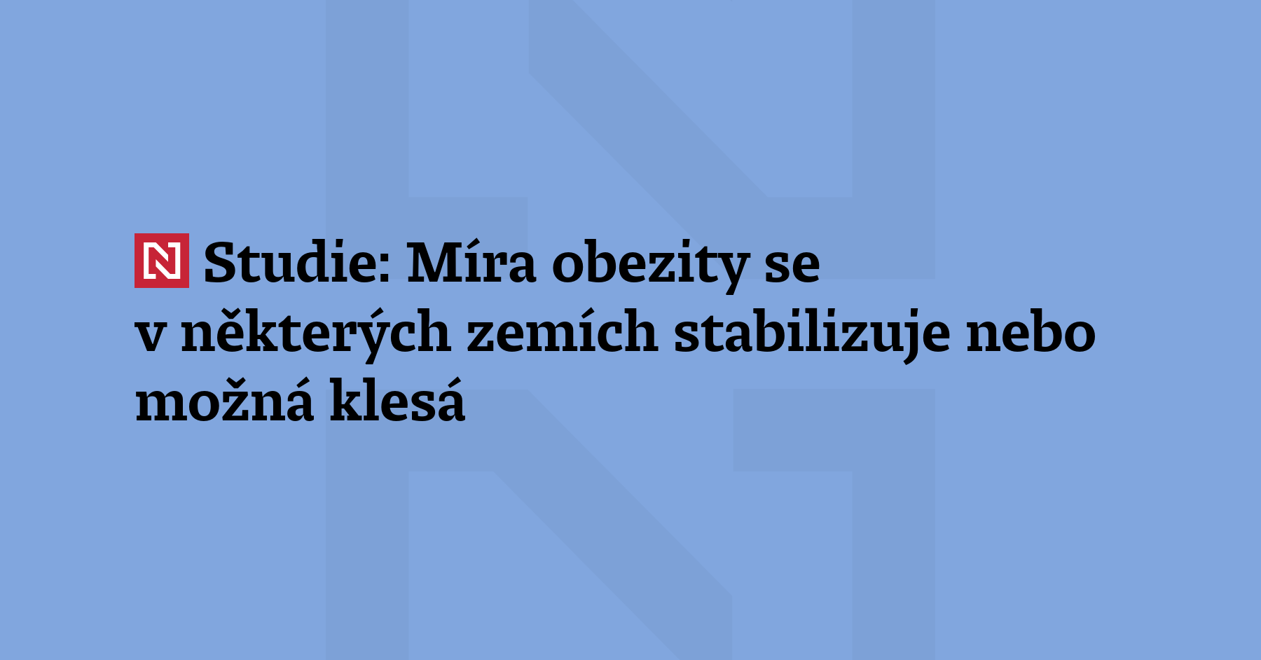 Studie téměř 2000 výzkumníků zveřejněná v časopise Nature naznačuje, že...