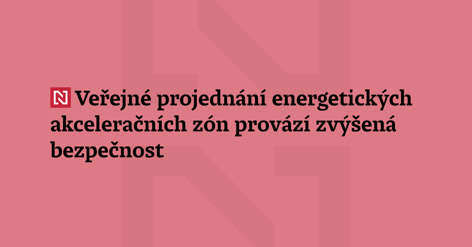Začalo veřejné projednání návrhu změny územního rozvojového plánu, která má...