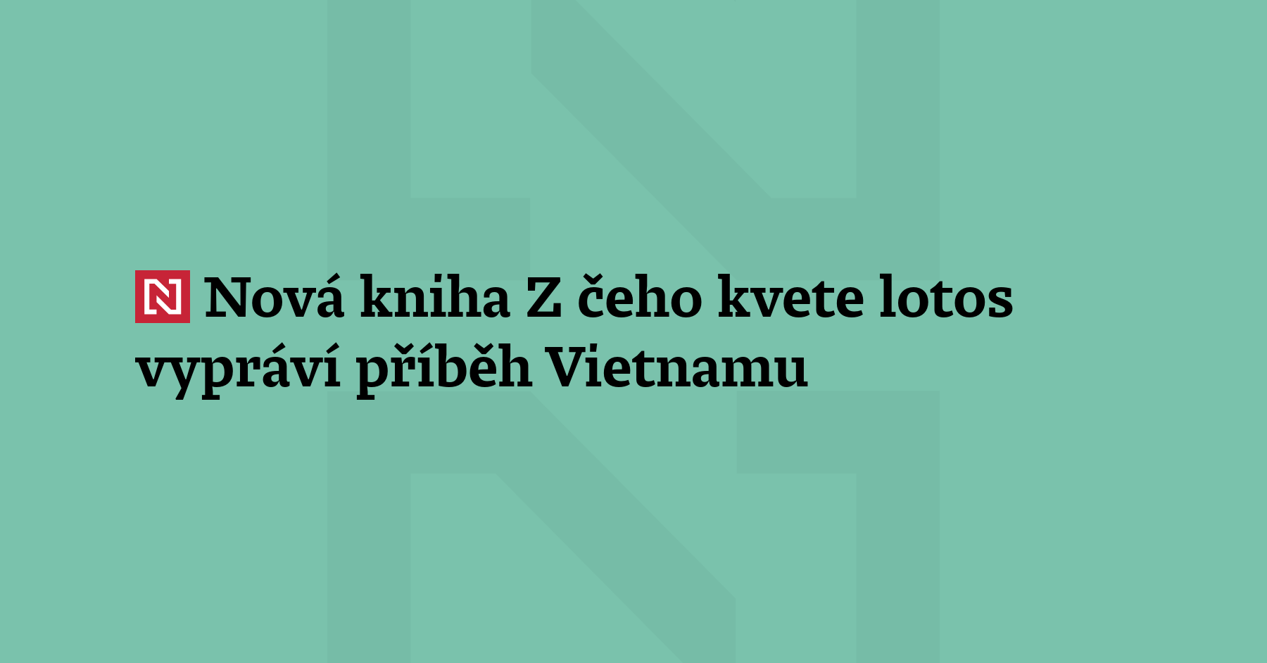 Poetická a srdečná, ale i poučná a naléhavá – taková je nová kniha z Edice N...