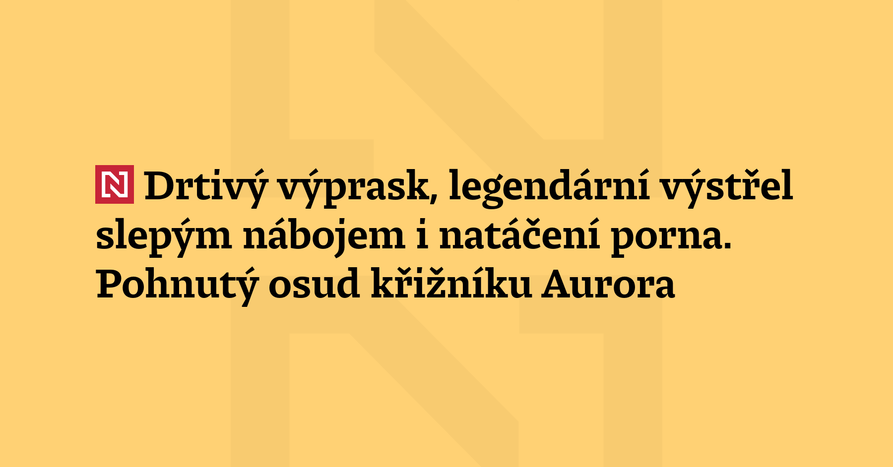 Seriál Vzkazy z minulosti: Před 126 lety byl spuštěn na vodu legendární...