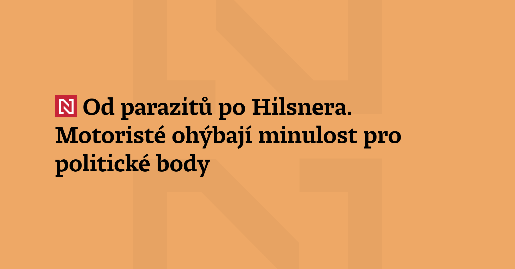 Komentář: Petr Macinka i Filip Turek svým jazykem odkazují na historii....