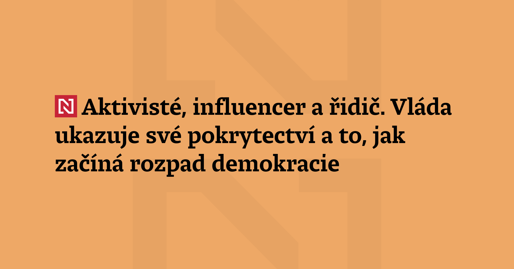 Komentář: Vláda se neumí obklopit skutečnými odborníky a vybírá si jen...